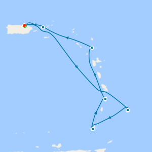 Southern Caribbean from San Juan with Stay