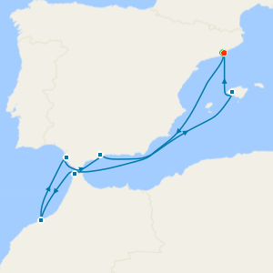 Western Mediterranean from Barcelona with Stay