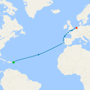 Transatlantic from San Juan to Amsterdam