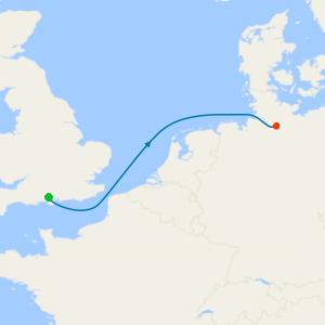 Southampton to Hamburg