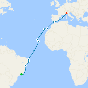 Brazil Coast, Cabo Verde & Canary Islands Crossing