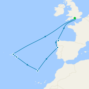 Azores, Portugal and Spain cruise from Southampton