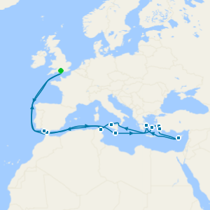 Eastern Mediterranean, Greece and Turkey cruise from Southampton