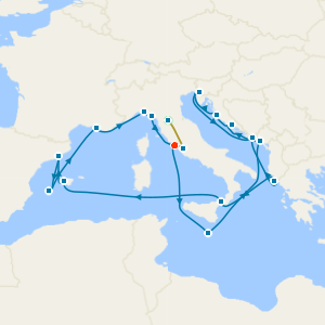 Florence & Rome Stays with Mediterranean & Adriatic Explorer