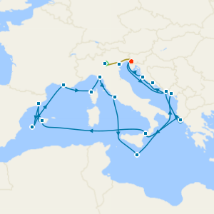 Lake Garda and Venice Stays with Mediterranean & Adriatic from Trieste