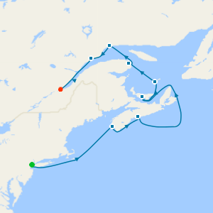 Nova Scotia & The St. Lawrence River from New York to Quebec City