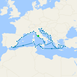 Grand Mediterranean from Rome (Civitavecchia): Italy, Greek Isles, Croatia & French Riviera