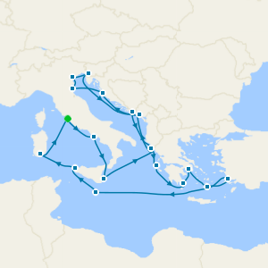 The Grand Italy, Greece & Adriatic Loop from Rome