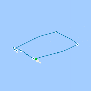 Tahiti & the Tuamotu Islands from Papeete