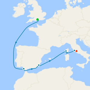 Spain & France from Southampton with Rome Stay