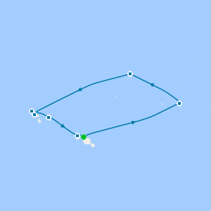 Tahiti & the Tuamotu Islands from Papeete