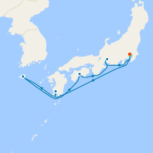 Japan and Korea from Tokyo with 1 Night Stay