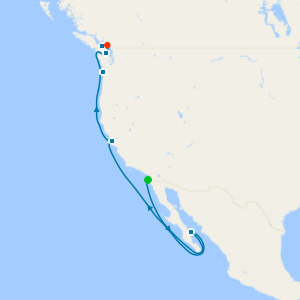 California & Canada from San Diego to Vancouver