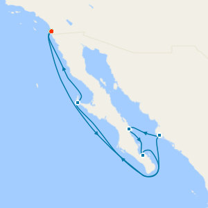 Mexico's Pacific Coast & Islands from San Diego - Fly Cruise