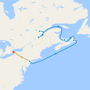 Eastern Canada from Quebec to New York & Niagara Falls with Stays