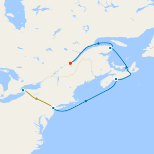 Niagara Falls & Eastern Canada from New York to Quebec with Stays