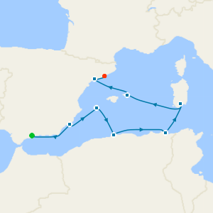 Spring Awakening on the Mediterranean from Malaga to Barcelona