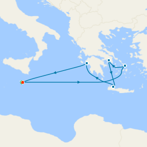 Greek Isles from Malta with 2nt Stay