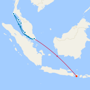 Best of Thailand & Malaysia with Singapore Stay and Bali Beach Break