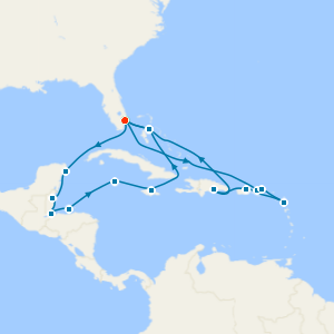 The Complete Caribbean Escape from Fort Lauderdale - Fly Cruise