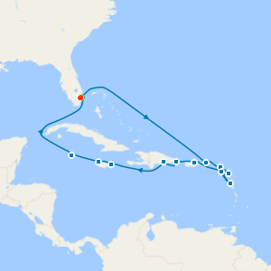 Caribbean Gems from Fort Lauderdale - Fly Cruise