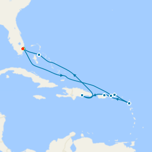 Eastern Caribbean Explorer from Fort Lauderdale - Fly Cruise