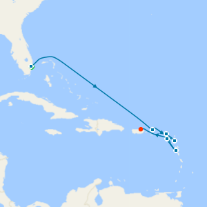 Eastern Caribbean Gems from Fort Lauderdale - Fly Cruise