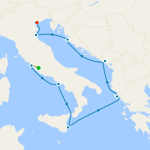 Adriatic & Ionian Treasures from with Rome and Venice Island Stays 