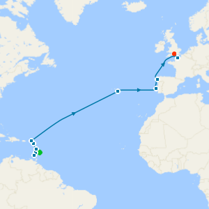 Grand Voyage from Barbados to Southampton