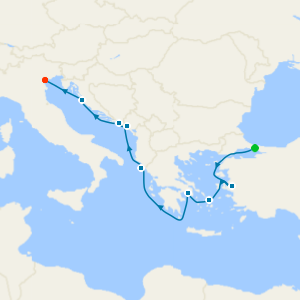 Mediterranean Uncovered from Istanbul to Fusina (Venice)