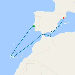 Harbors of History from Lisbon to Barcelona