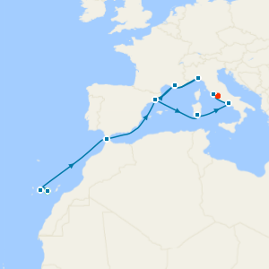 Gran Canaria to Rome with Stays