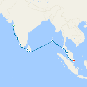 Bengal Bay with Stays in Mumbai & Singapore 