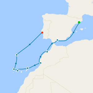 Mediterranean Crescendo from Barcelona to Lisbon