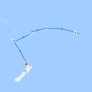 French Polynesia & Pacific from Papeete to Aukland