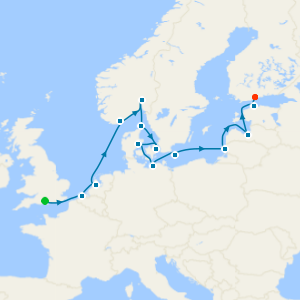 Northern Capitals Adventure from Southampton