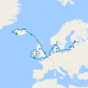 Northern Capitals & Viking Fjords Explorer from Reykjavik