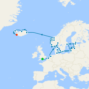 Northern Capitals and Viking Fjords explorer cruise from Southampton