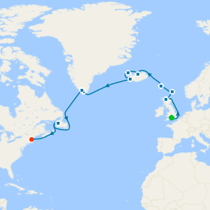 Fire & Ice Explorer from Southampton to Boston