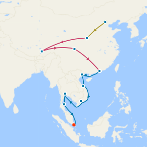12 Night Tibetan Highlights, China's Pandas, Terracotta Army and Great Wall Tour to Singapore