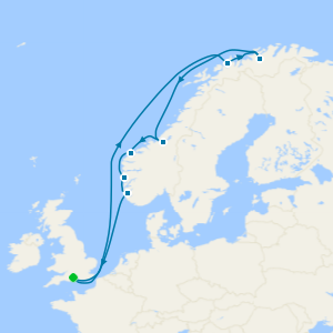 Search for the Northern Lights cruise from Southampton
