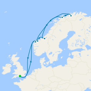 Search for the Northern Lights cruise from Southampton