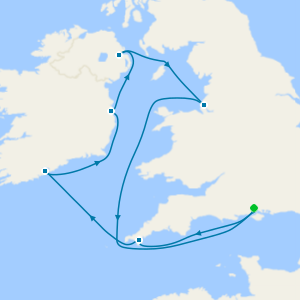 Ireland and England cruise from Southampton