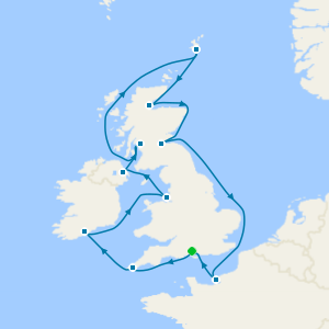 British Isles with France and Belfast cruise from Southampton