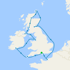 British Isles with France and Belfast cruise from Southampton