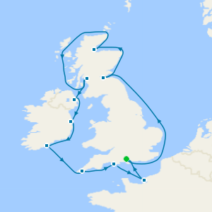 British Isles with France and Belfast cruise from Southampton