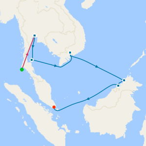 Phuket Beach Break, Temples & Tropical Isles from Bangkok to Singapore