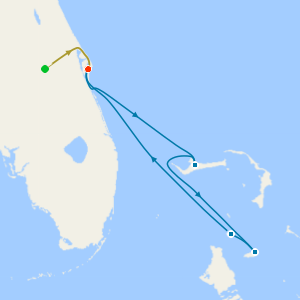 Bahamas from Port Canaveral with Orlando Stay