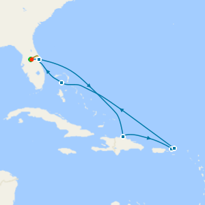 NASCAR Daytona 500 and Eastern Caribbean from Port Canaveral