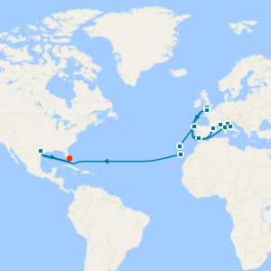 Western Europe Grand Adventure from Southampton to Ft. Lauderdale